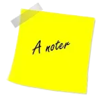 a noter