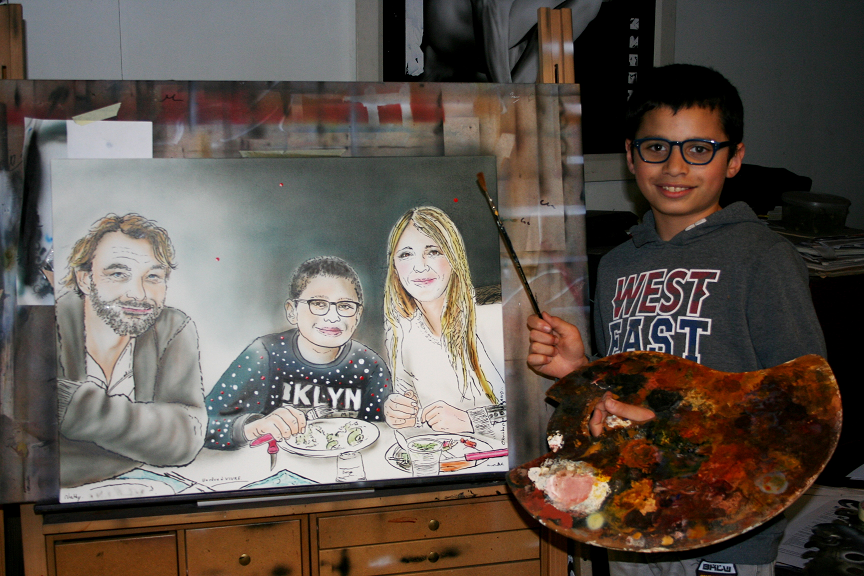 Toile painte par Enzo