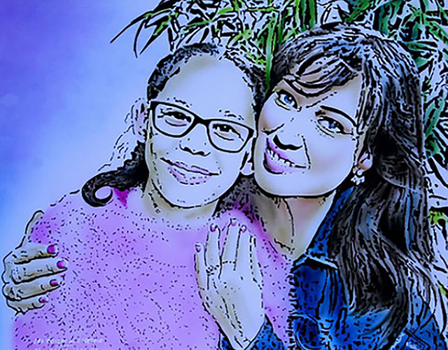 Toile peinte par Ambre sur son rêve